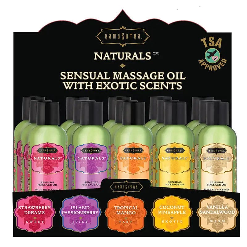 Kama Sutra Lubes Kama Sutra Naturals Massage Oil Prepack