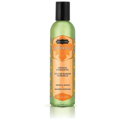 Kama Sutra Naturals Massage Oil Tropical Mango 8 Oz - Dreamy Desire