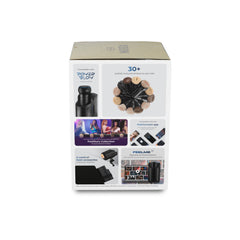 Keon box side panel showing 30+ compatible sleeves, FeelStars, FeelConnect app, and FEELME fitness features