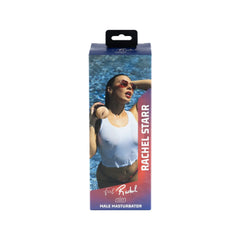 Kiiroo Feel Rachel Starr male masturbator retail box front with lifestyle artwork