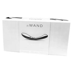 Le Wand Arch stainless steel dildo in minimalist white retail box with product name