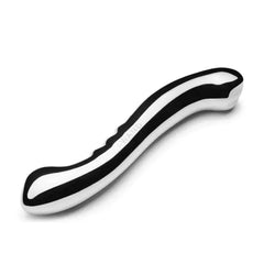 Le Wand Contour chrome wand shown at angle highlighting smooth S-curve silhouette