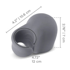 Le Wand Loop attachment with dimensions labeled: 4.2 in wide, 2.76 in tall, and 4.72 in deep