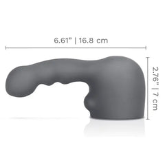 Le Wand Ripple attachment dimensions: 6.61 inches long by 2.76 inches tall