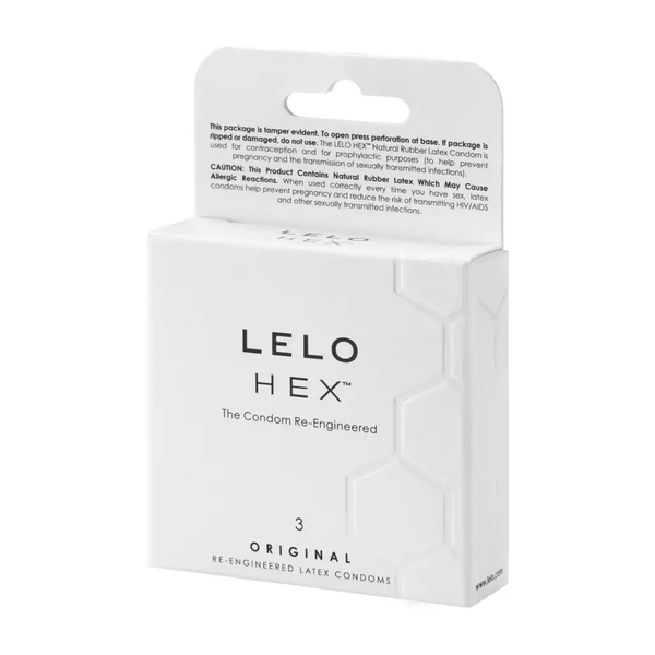 Lelo Hex Original Condoms 3 Pack - Dreamy Desire