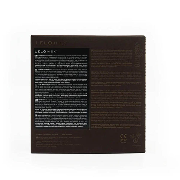 Lelo Hex Respect XL Condoms 36 Pack - Dreamy Desire