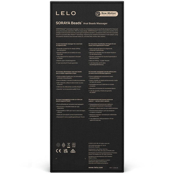 Lelo Soraya Beads Anal Massager - Dreamy Desire
