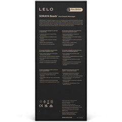 Lelo Soraya Beads Anal Massager - Dreamy Desire