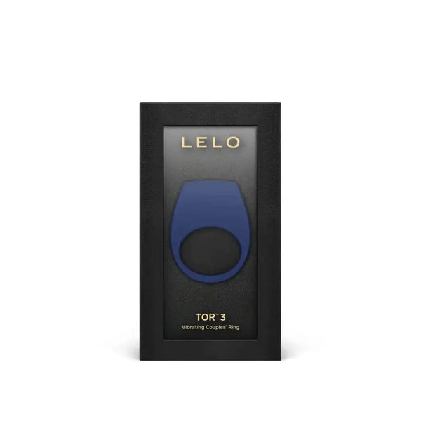 LELO Tor 3 Vibrating Couples Ring displayed in its black premium gift box