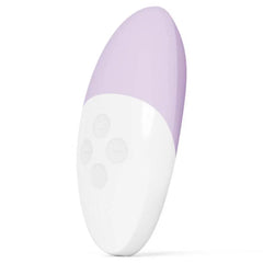 LELO SIRI 3 clitoral vibrator in calm lavender silicone with white control base
