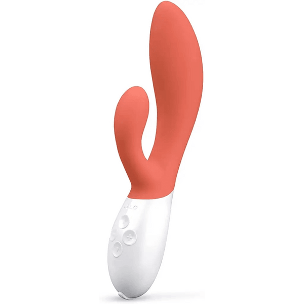 Lelo Ina 3 G Spot Rabbit Vibrator Coral - Dreamy Desire