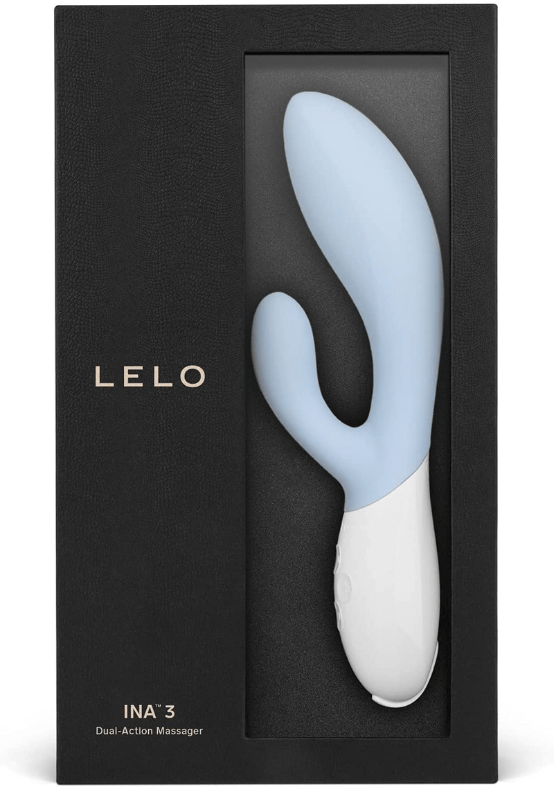 Lelo Vibrators LELO INA 3 G Spot Rabbit Vibrator Seafoam