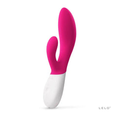 Lelo Ina Wave 2 Rabbit Vibrator Cerise - Dreamy Desire