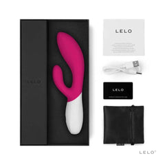 Lelo Ina Wave 2 Rabbit Vibrator Cerise - Dreamy Desire