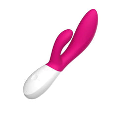 Lelo Ina Wave 2 Rabbit Vibrator Cerise - Dreamy Desire