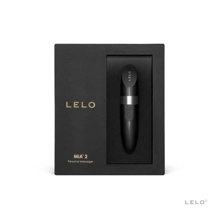 Lelo Mia 2 Lipstick Bullet Vibrator in Black - Dreamy Desire