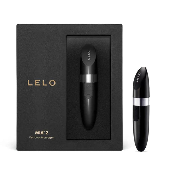 Lelo Mia 2 Lipstick Bullet Vibrator in Black - Dreamy Desire