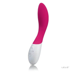 Lelo Mona 2 G-Spot Vibrator - Cerise Curved G-spot Wand - Dreamy Desire