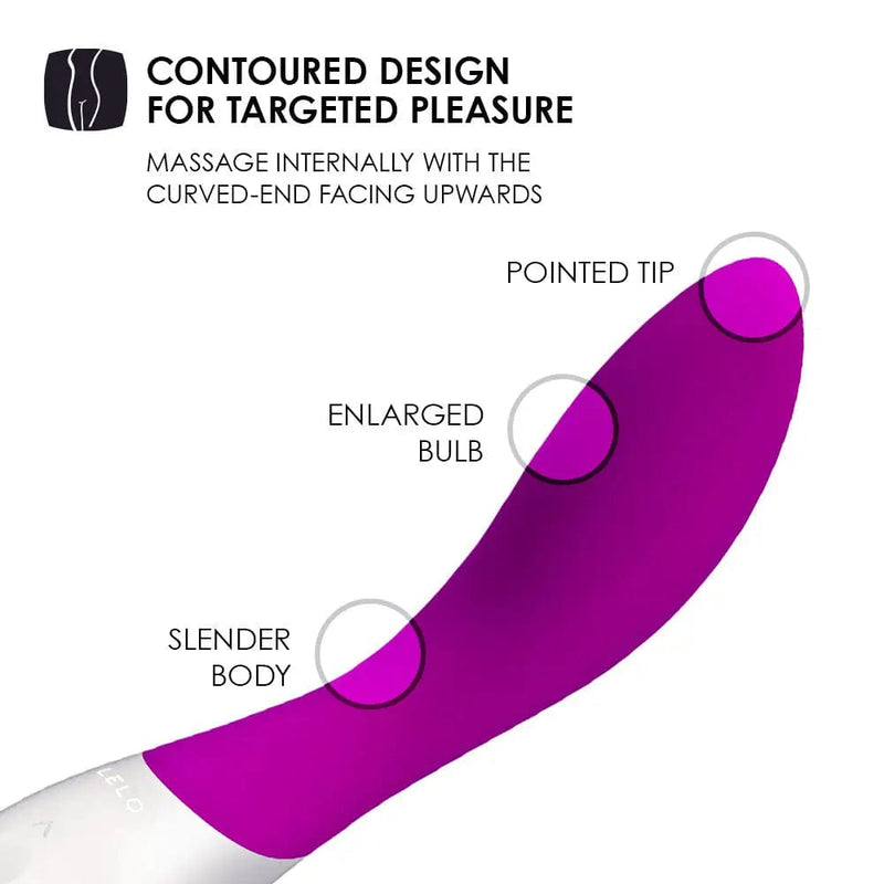 Lelo Vibrators Lelo Mona 2 G-Spot Vibrator - Deep Rose