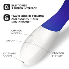 Lelo Mona Wave Massager Midnight Blue - Dreamy Desire