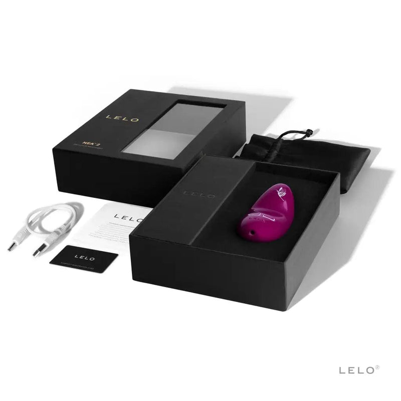 Lelo Vibrators Lelo Nea 2 Personal Massager - Deep Rose