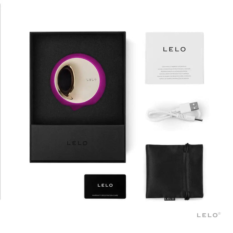 Lelo Vibrators Lelo Ora 3 Oral Pleasure Stimulator - Deep Rose
