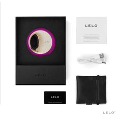 Lelo Ora 3 Oral Pleasure Stimulator - Deep Rose - Dreamy Desire