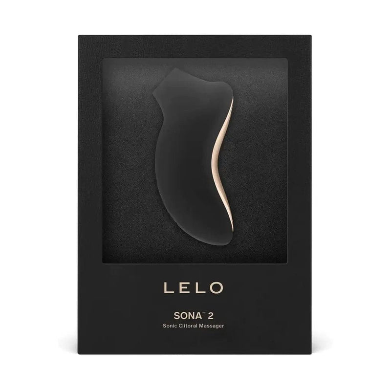 Lelo Vibrators Lelo Sona 2 Sonic Clitoral Stimulator in Black