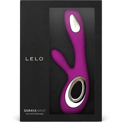 Lelo Soraya Wave Deep Rose Rabbit Vibrator - Dreamy Desire