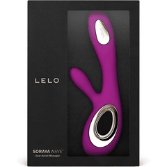 Lelo Soraya Wave Deep Rose Rabbit Vibrator - Dreamy Desire