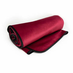 Liberator Fascinator Lush Throw Moisture Resistant Blanket | King Size, Merlot - Dreamy Desire