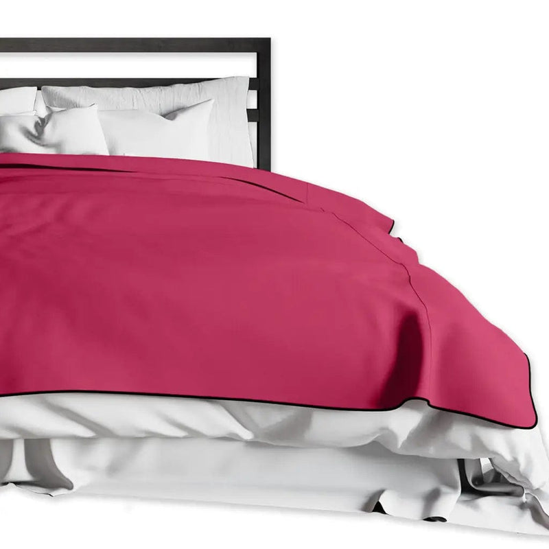 fascinator lush blanket covers the bed