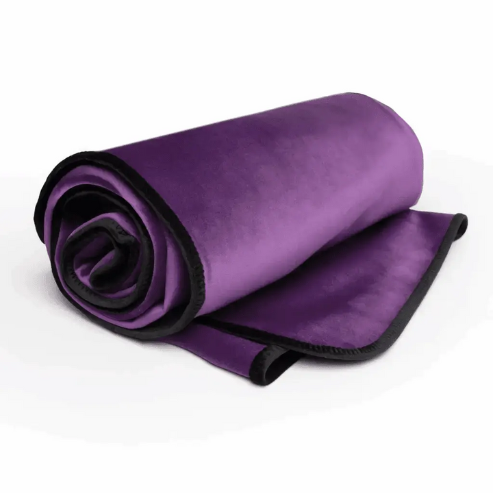 Liberator Fascinator Lush Throw Moisture Resistant Blanket | King Size, Purple - Dreamy Desire