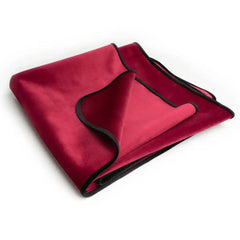 Liberator Fascinator Throw Moisture Proof Blanket | Mini Size, Microvelvet Merlot - Dreamy Desire