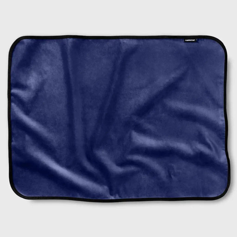 Liberator BDSM Liberator Fascinator Throw - Moisture Proof Sensual Blanket | Mini Size, Microvelvet Royal Blue