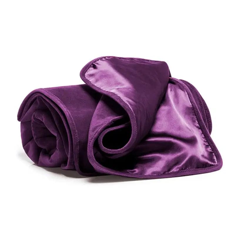 Liberator BDSM Liberator Fascinator Throw - Moisture Proof Sensual Blanket | Regular Size, Microvelvet Aubrergine