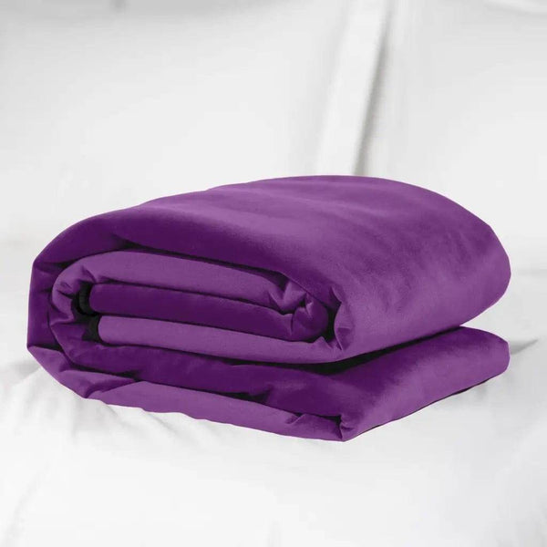 Liberator Fascinator Throw - Moisture Proof Sensual Blanket | Regular Size, Microvelvet Aubrergine - Dreamy Desire