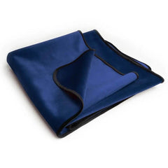 Liberator Fascinator Throw - Moisture Proof Sensual Blanket | Travel Size, Microvelvet Royal Blue Velvish - Dreamy Desire