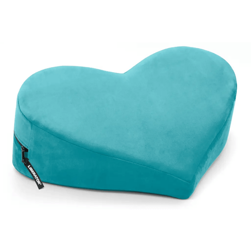 Liberator BDSM Liberator Heart Wedge Microvelvet in Teal