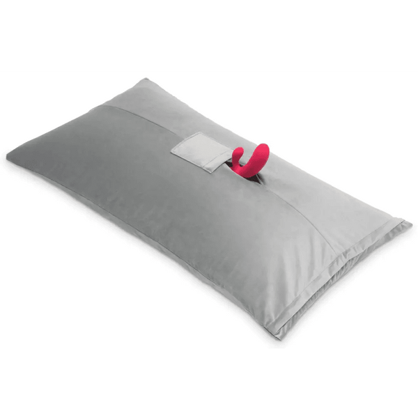 Liberator Humphrey Pillow Sex Toy Mount Microvelvet Grey - Dreamy Desire