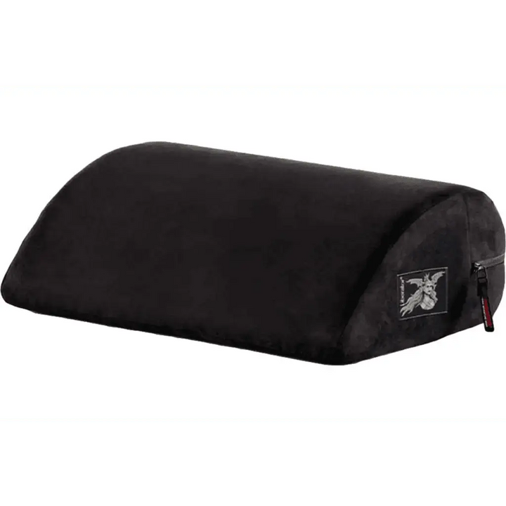 Liberator Jaz Motion Sensual Positioning Pillow - Black Microsuede - Dreamy Desire