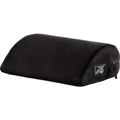 Liberator Jaz Motion Sensual Positioning Pillow - Black Microsuede - Dreamy Desire