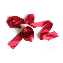 Liberator Silky Tie Ups Red Satin - Dreamy Desire