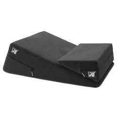 Liberator Ramp and Wedge Sex Positioning Pillow Black Microfiber - Dreamy Desire