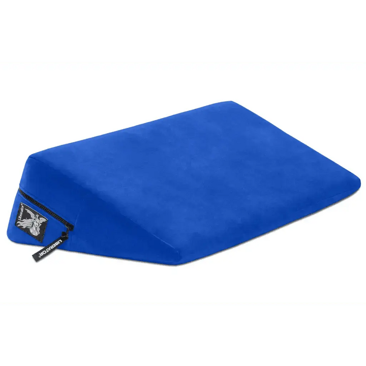 Liberator Wedge Intimate Sex Positioning Pillow - Sapphire Microfiber - Dreamy Desire