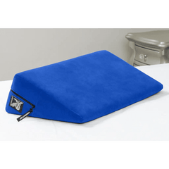 Liberator Wedge Intimate Sex Positioning Pillow - Sapphire Microfiber - Dreamy Desire