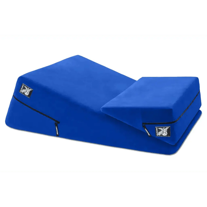 Liberator Wedge Ramp Combo Sex Positioning Pillow Sapphire Microfiber - Dreamy Desire