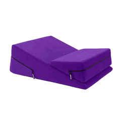 Liberator Wedge Ramp Combo Sex Positioning Pillow Purple Microfiber - Dreamy Desire