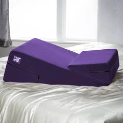 Liberator Wedge Ramp Combo Sex Positioning Pillow Purple Microfiber - Dreamy Desire