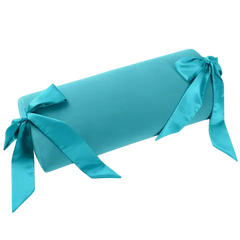 Liberator Ravish Bondage Pillow in teal with satin ribbon ties on each end